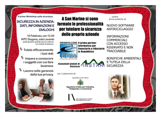 Workshop Sicurezza Aziendale - WTC Dogana